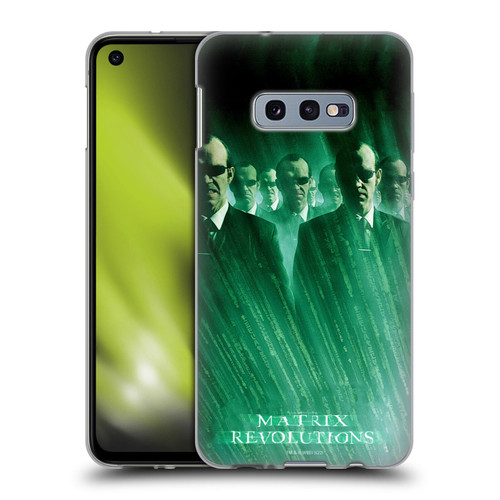 The Matrix Revolutions Key Art Smiths Soft Gel Case for Samsung Galaxy S10e