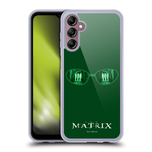 The Matrix Key Art Glass Soft Gel Case for Samsung Galaxy A14 5G