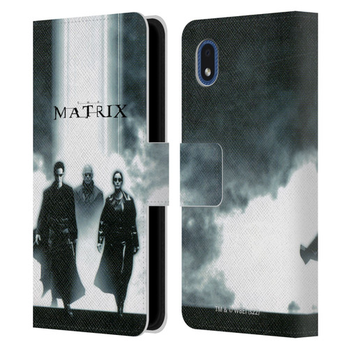 The Matrix Key Art Group 2 Leather Book Wallet Case Cover For Samsung Galaxy A01 Core (2020)