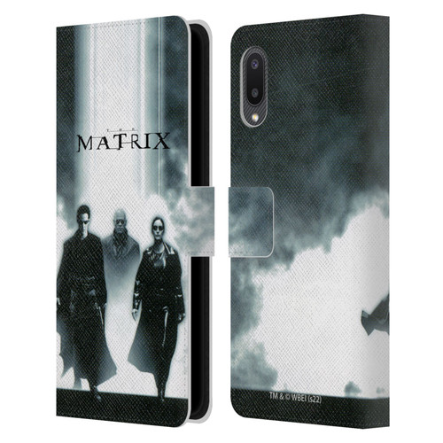 The Matrix Key Art Group 2 Leather Book Wallet Case Cover For Samsung Galaxy A02/M02 (2021)
