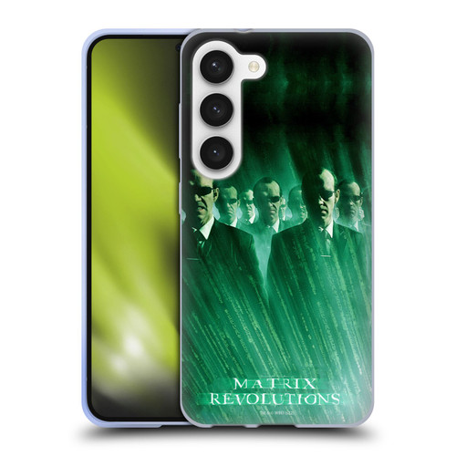 The Matrix Revolutions Key Art Smiths Soft Gel Case for Samsung Galaxy S23 5G