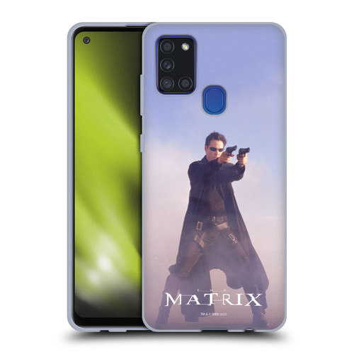 The Matrix Key Art Neo 2 Soft Gel Case for Samsung Galaxy A21s (2020)
