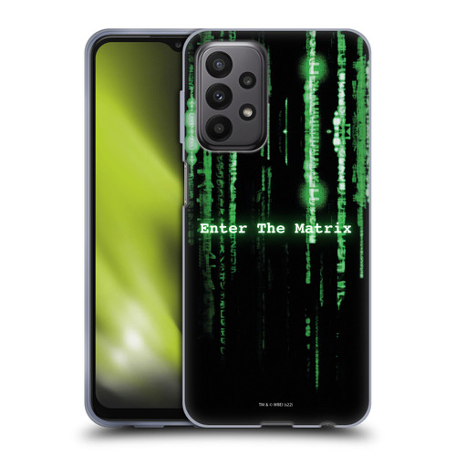 The Matrix Key Art Enter The Matrix Soft Gel Case for Samsung Galaxy A23 / 5G (2022)