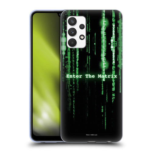 The Matrix Key Art Enter The Matrix Soft Gel Case for Samsung Galaxy A32 (2021)