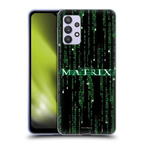 The Matrix Key Art Codes Soft Gel Case for Samsung Galaxy A32 5G / M32 5G (2021)