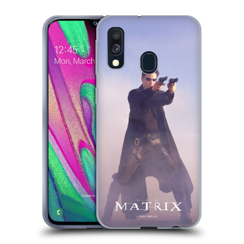 The Matrix Key Art Neo 2 Soft Gel Case for Samsung Galaxy A40 (2019)