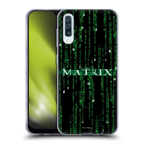 The Matrix Key Art Codes Soft Gel Case for Samsung Galaxy A50/A30s (2019)
