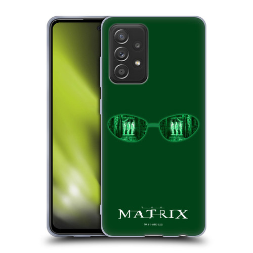 The Matrix Key Art Glass Soft Gel Case for Samsung Galaxy A52 / A52s / 5G (2021)