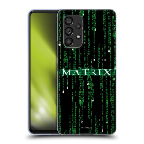 The Matrix Key Art Codes Soft Gel Case for Samsung Galaxy A53 5G (2022)