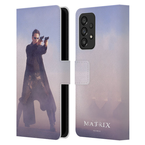 The Matrix Key Art Neo 2 Leather Book Wallet Case Cover For Samsung Galaxy A33 5G (2022)