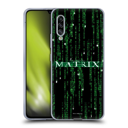 The Matrix Key Art Codes Soft Gel Case for Samsung Galaxy A90 5G (2019)