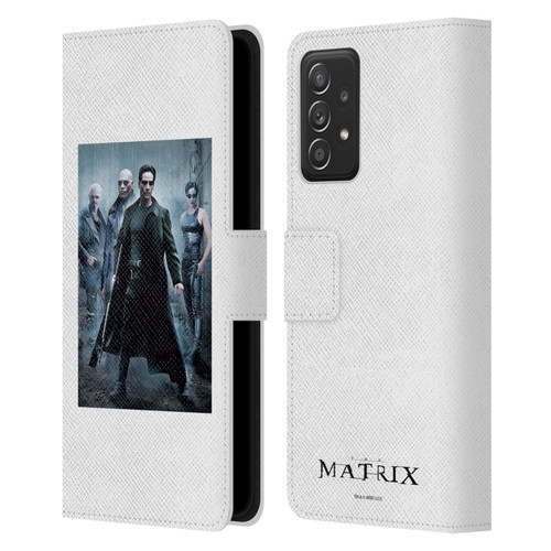 The Matrix Key Art Group 1 Leather Book Wallet Case Cover For Samsung Galaxy A52 / A52s / 5G (2021)