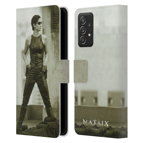 The Matrix Key Art Trinity Leather Book Wallet Case Cover For Samsung Galaxy A52 / A52s / 5G (2021)