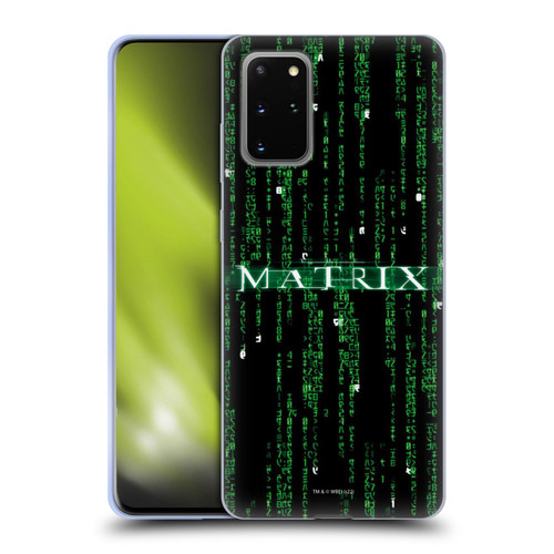 The Matrix Key Art Codes Soft Gel Case for Samsung Galaxy S20+ / S20+ 5G
