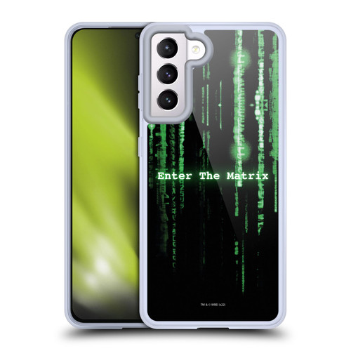 The Matrix Key Art Enter The Matrix Soft Gel Case for Samsung Galaxy S21 5G
