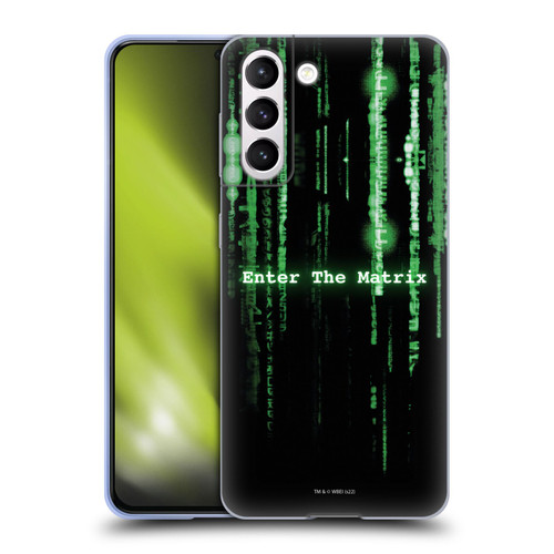 The Matrix Key Art Enter The Matrix Soft Gel Case for Samsung Galaxy S21 5G