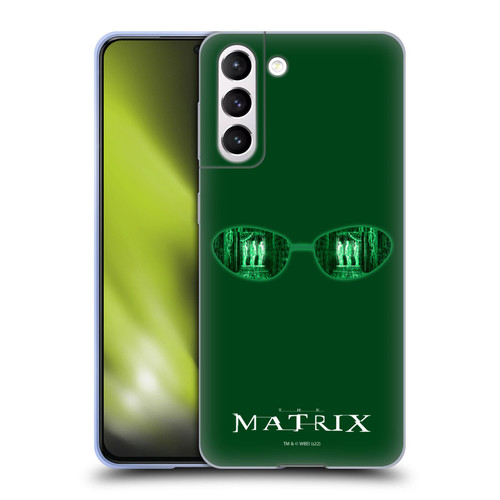 The Matrix Key Art Glass Soft Gel Case for Samsung Galaxy S21 5G