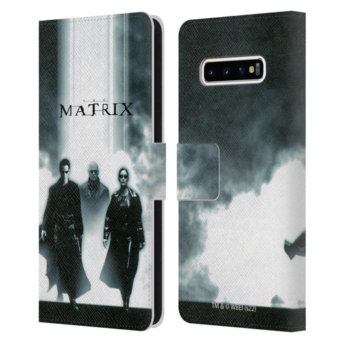The Matrix Key Art Group 2 Leather Book Wallet Case Cover For Samsung Galaxy S10+ / S10 Plus