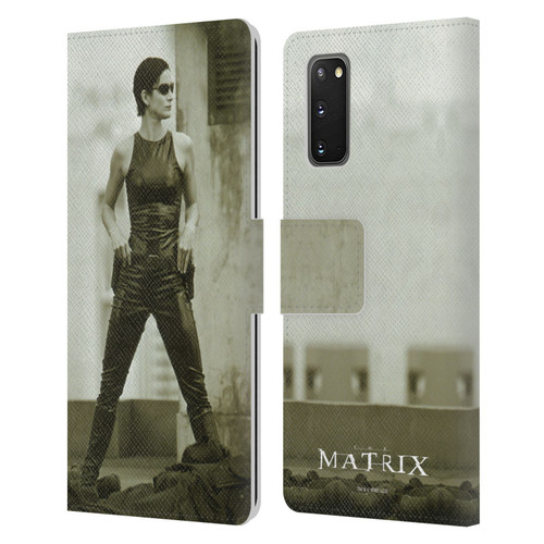 The Matrix Key Art Trinity Leather Book Wallet Case Cover For Samsung Galaxy S20 / S20 5G