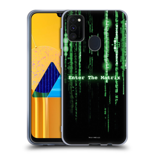 The Matrix Key Art Enter The Matrix Soft Gel Case for Samsung Galaxy M30s (2019)/M21 (2020)