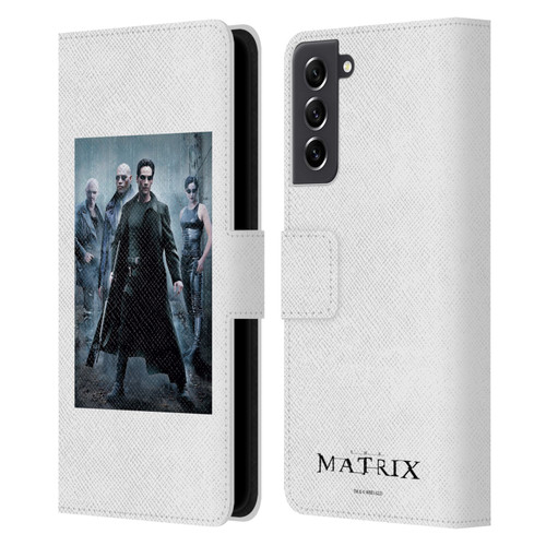The Matrix Key Art Group 1 Leather Book Wallet Case Cover For Samsung Galaxy S21 FE 5G