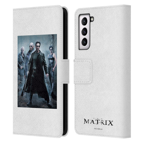 The Matrix Key Art Group 1 Leather Book Wallet Case Cover For Samsung Galaxy S21 5G