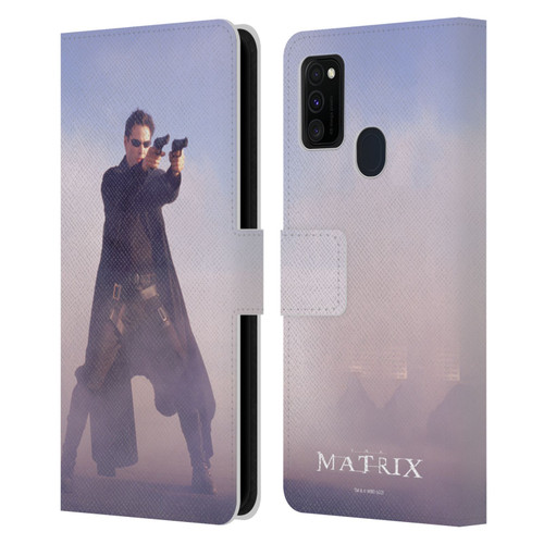 The Matrix Key Art Neo 2 Leather Book Wallet Case Cover For Samsung Galaxy M30s (2019)/M21 (2020)