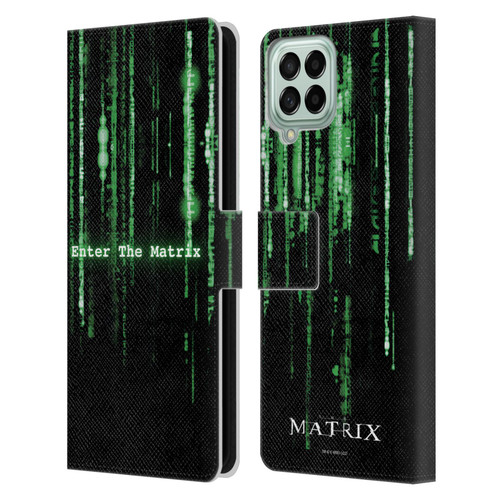 The Matrix Key Art Enter The Matrix Leather Book Wallet Case Cover For Samsung Galaxy M53 (2022)