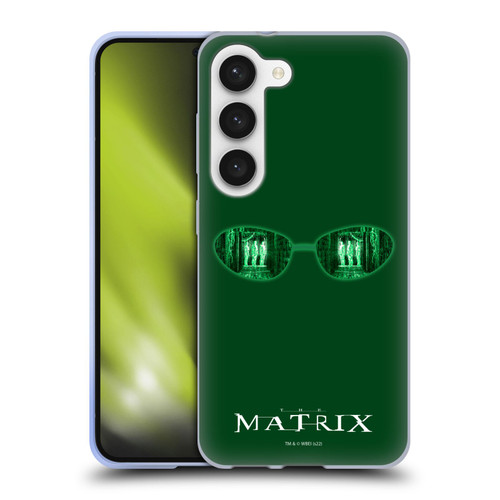 The Matrix Key Art Glass Soft Gel Case for Samsung Galaxy S23 5G
