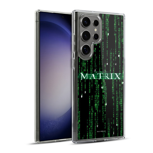The Matrix Key Art Codes Soft Gel Case for Samsung Galaxy S23 Ultra 5G & MagSafe