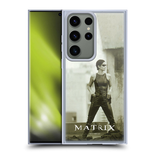 The Matrix Key Art Trinity Soft Gel Case for Samsung Galaxy S23 Ultra 5G