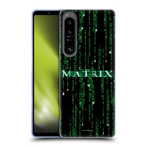 The Matrix Key Art Codes Soft Gel Case for Sony Xperia 1 IV