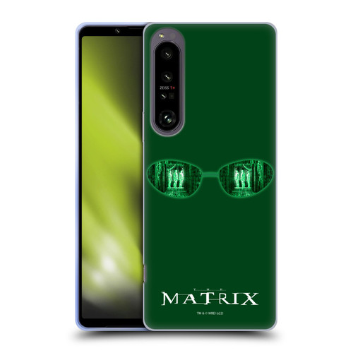 The Matrix Key Art Glass Soft Gel Case for Sony Xperia 1 IV