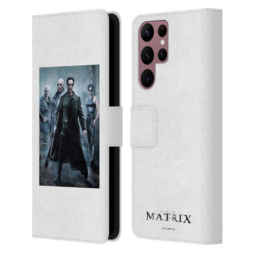 The Matrix Key Art Group 1 Leather Book Wallet Case Cover For Samsung Galaxy S22 Ultra 5G