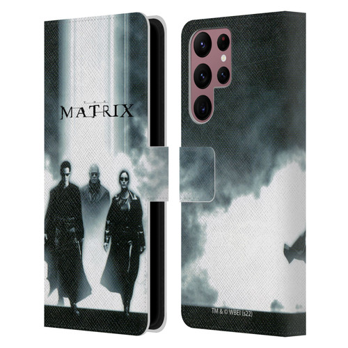 The Matrix Key Art Group 2 Leather Book Wallet Case Cover For Samsung Galaxy S22 Ultra 5G