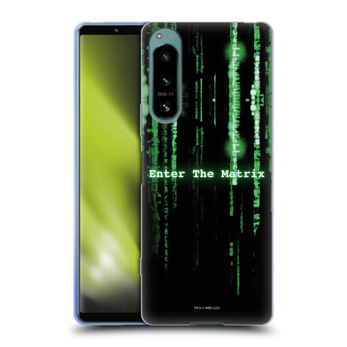 The Matrix Key Art Enter The Matrix Soft Gel Case for Sony Xperia 5 IV