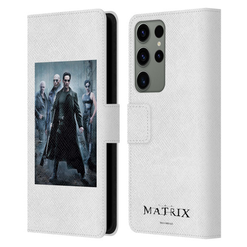 The Matrix Key Art Group 1 Leather Book Wallet Case Cover For Samsung Galaxy S23 Ultra 5G