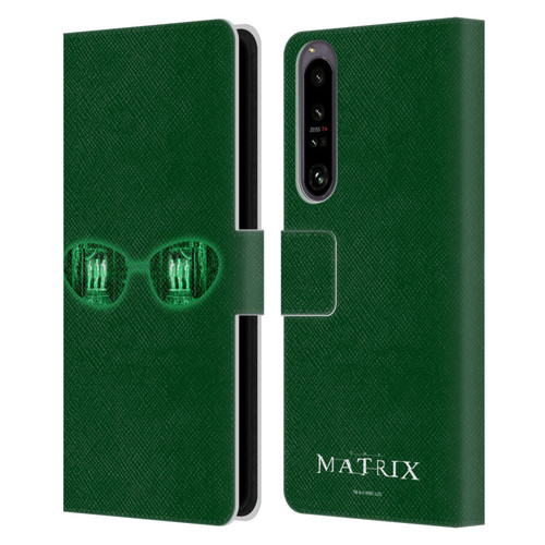 The Matrix Key Art Glass Leather Book Wallet Case Cover For Sony Xperia 1 IV