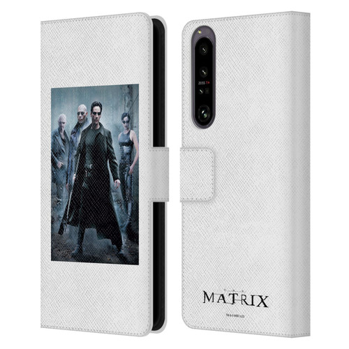 The Matrix Key Art Group 1 Leather Book Wallet Case Cover For Sony Xperia 1 IV