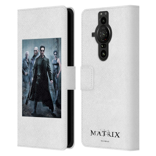 The Matrix Key Art Group 1 Leather Book Wallet Case Cover For Sony Xperia Pro-I