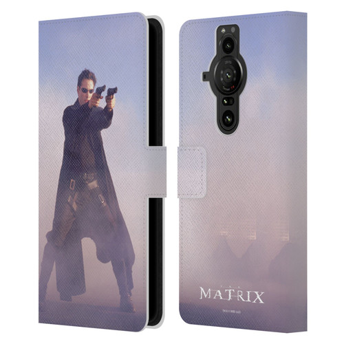 The Matrix Key Art Neo 2 Leather Book Wallet Case Cover For Sony Xperia Pro-I