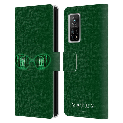 The Matrix Key Art Glass Leather Book Wallet Case Cover For Xiaomi Mi 10T 5G