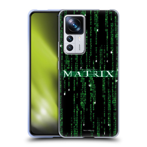 The Matrix Key Art Codes Soft Gel Case for Xiaomi 12T Pro
