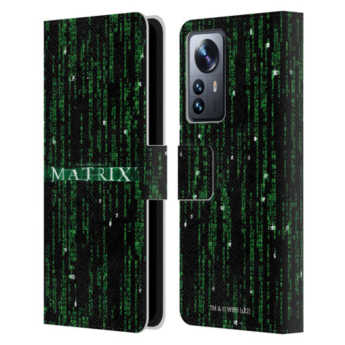 The Matrix Key Art Codes Leather Book Wallet Case Cover For Xiaomi 12 Pro