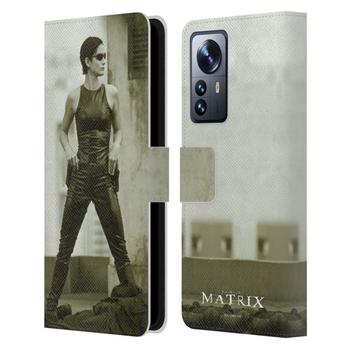 The Matrix Key Art Trinity Leather Book Wallet Case Cover For Xiaomi 12 Pro