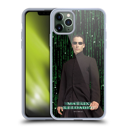 The Matrix Reloaded Key Art Neo 1 Soft Gel Case for Apple iPhone 11 Pro Max