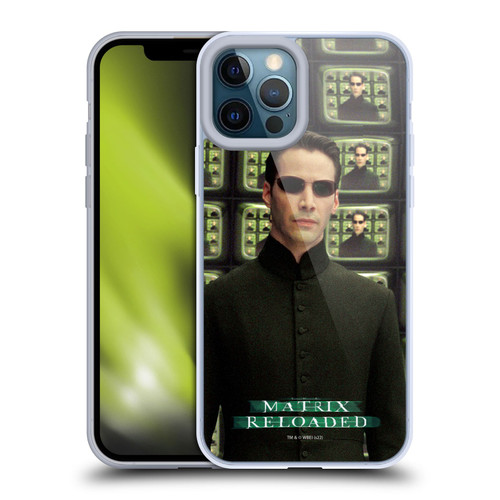 The Matrix Reloaded Key Art Neo 2 Soft Gel Case for Apple iPhone 12 Pro Max