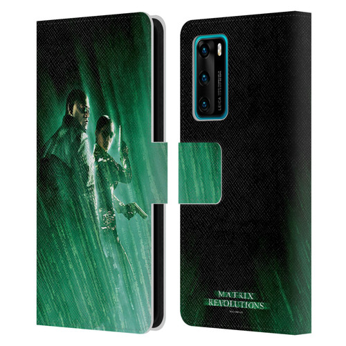 The Matrix Revolutions Key Art Morpheus Trinity Leather Book Wallet Case Cover For Huawei P40 5G