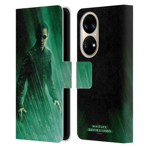 The Matrix Revolutions Key Art Neo 3 Leather Book Wallet Case Cover For Huawei P50