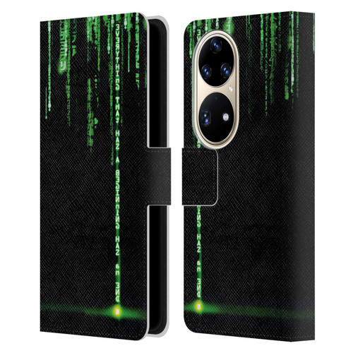 The Matrix Revolutions Key Art Everything That Has Beginning Leather Book Wallet Case Cover For Huawei P50 Pro